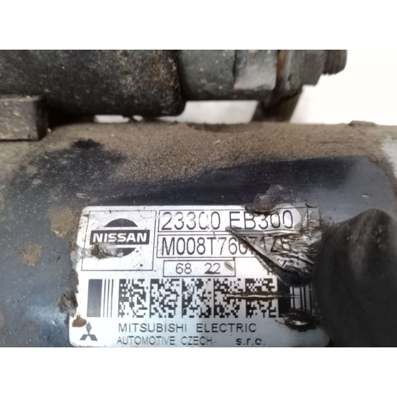 Recambio de motor arranque para nissan cabstar (f24m, f24w) 28.11 dci, 32.11 dci, 35.11 dci 2.5 (f24m) referencia OEM IAM 23300E