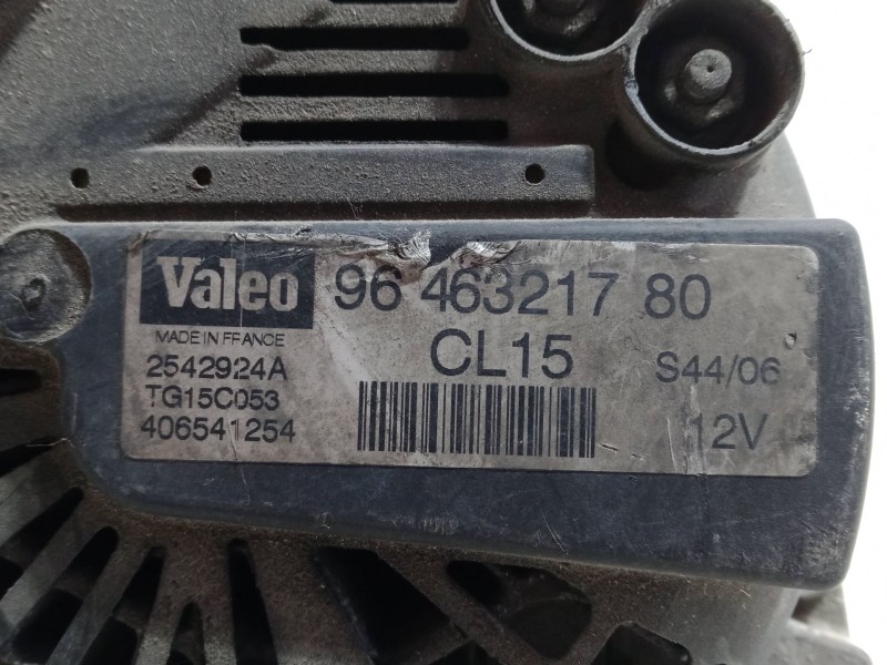 Recambio de alternador para opel corsa d (s07) 1.2 (l08, l68) referencia OEM IAM 9646321780  