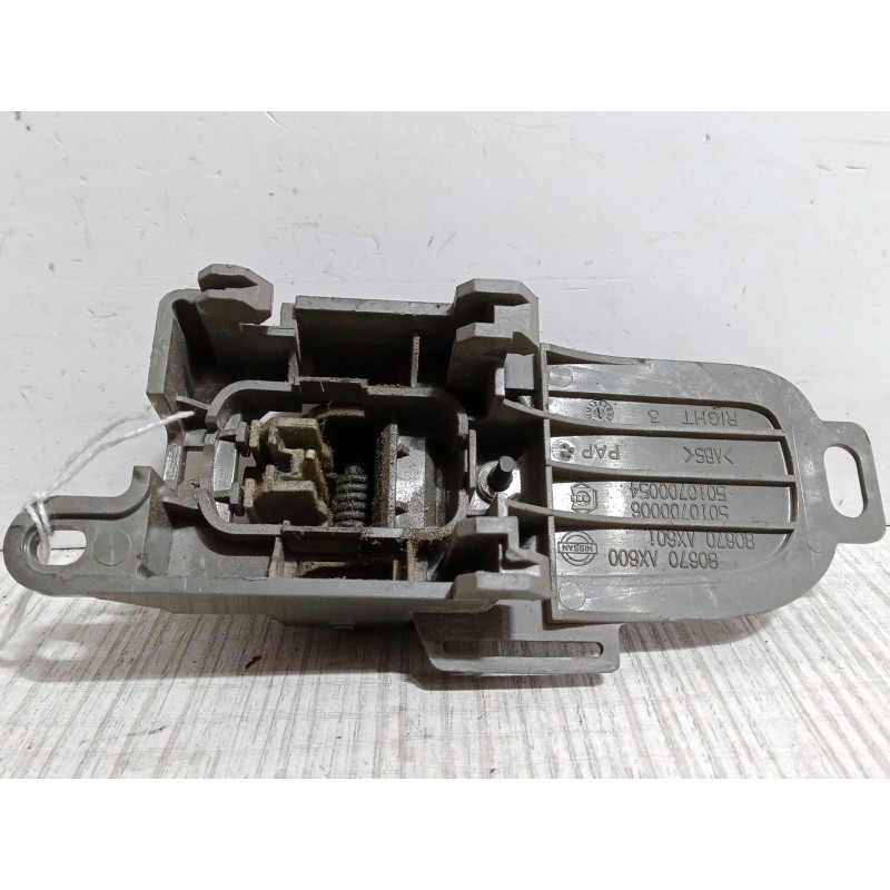 Recambio de maneta interior puerta trasera derecha para nissan micra iii (k12) 1.2 16v referencia OEM IAM   