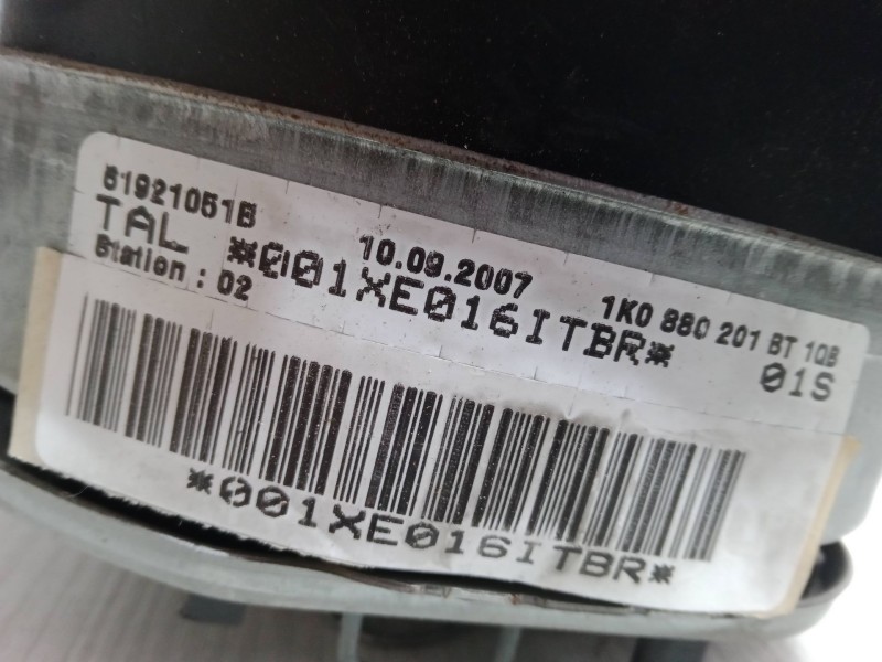 Recambio de airbag volante para volkswagen golf v variant (1k5) 1.9 tdi referencia OEM IAM 1K0880201BT1QB  