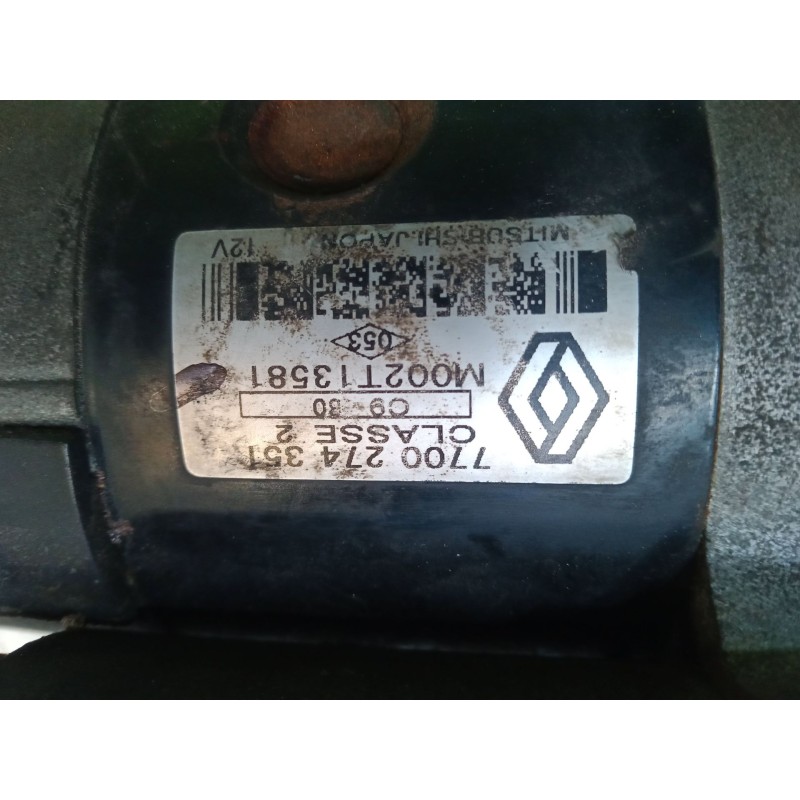 Recambio de motor arranque para renault clio ii (bb_, cb_) 1.4 (b/cb0c, b/cb0s) referencia OEM IAM 7700274351  M002T13581