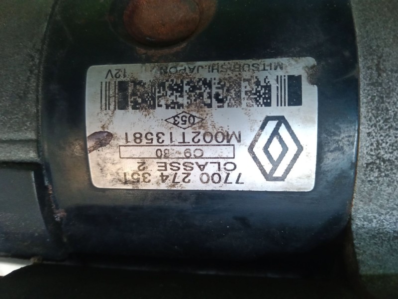 Recambio de motor arranque para renault clio ii (bb_, cb_) 1.4 (b/cb0c, b/cb0s) referencia OEM IAM 7700274351  M002T13581