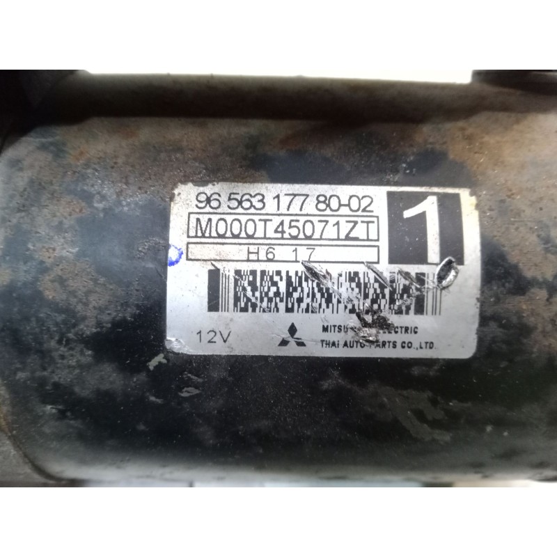 Recambio de motor arranque para citroën c3 i (fc_, fn_) 1.4 i referencia OEM IAM 9656317780  M000T45071ZT