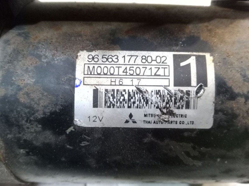 Recambio de motor arranque para citroën c3 i (fc_, fn_) 1.4 i referencia OEM IAM 9656317780  M000T45071ZT