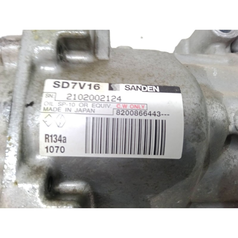Recambio de compresor a/a para dacia sandero 1.6 (bs0d, bs0b, bs0f, bs0h) referencia OEM IAM   