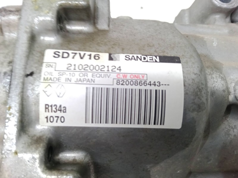 Recambio de compresor a/a para dacia sandero 1.6 (bs0d, bs0b, bs0f, bs0h) referencia OEM IAM   