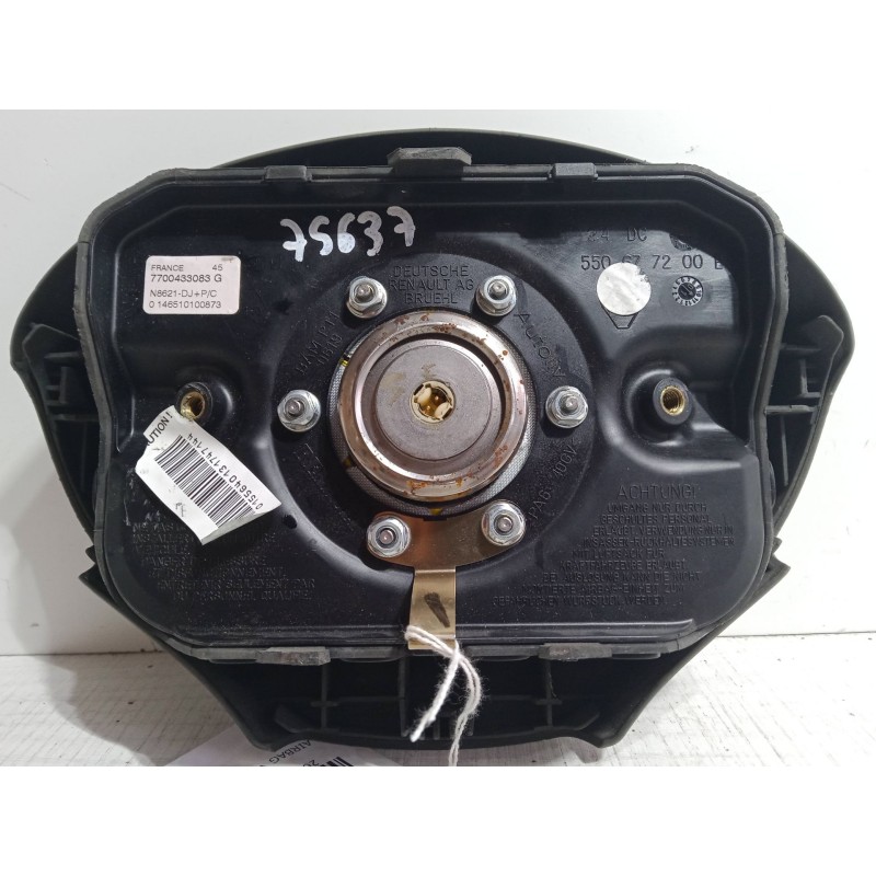 Recambio de airbag volante para renault scénic iii (jz0/1_) 1.6 16v (jz0u, jz1b) referencia OEM IAM 7700433083G  