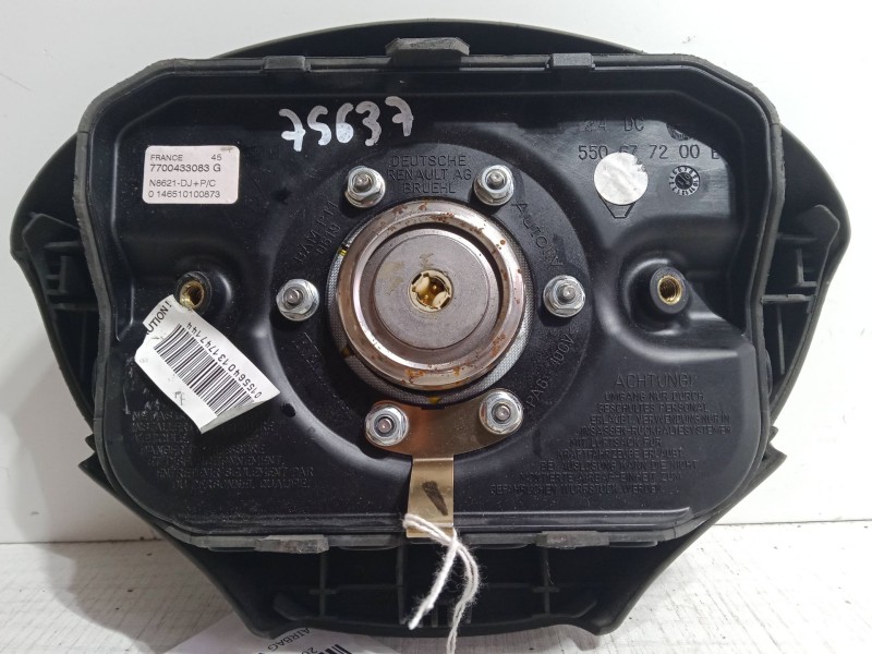 Recambio de airbag volante para renault scénic iii (jz0/1_) 1.6 16v (jz0u, jz1b) referencia OEM IAM 7700433083G  