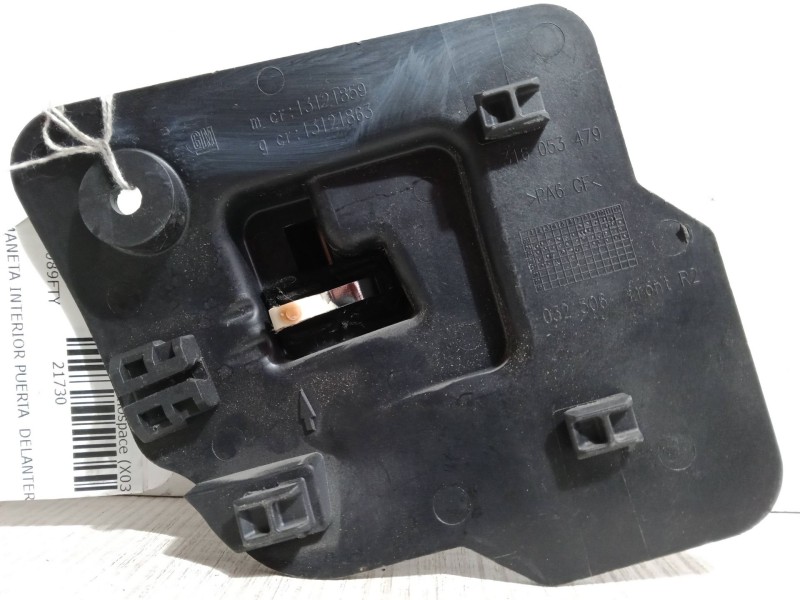 Recambio de maneta interior puerta delantera derecha para opel meriva a monospace (x03) 1.4 16v twinport (e75) referencia OEM IA