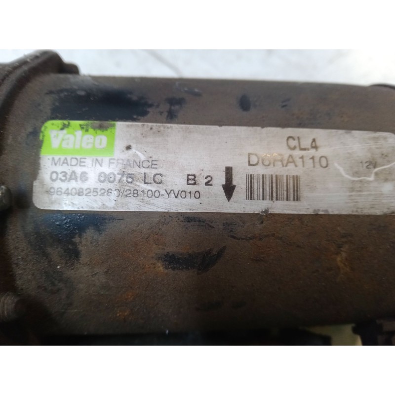 Recambio de motor arranque para citroën c4 i (lc_) 1.6 hdi referencia OEM IAM 9640825280 D6RA110 28100YV010