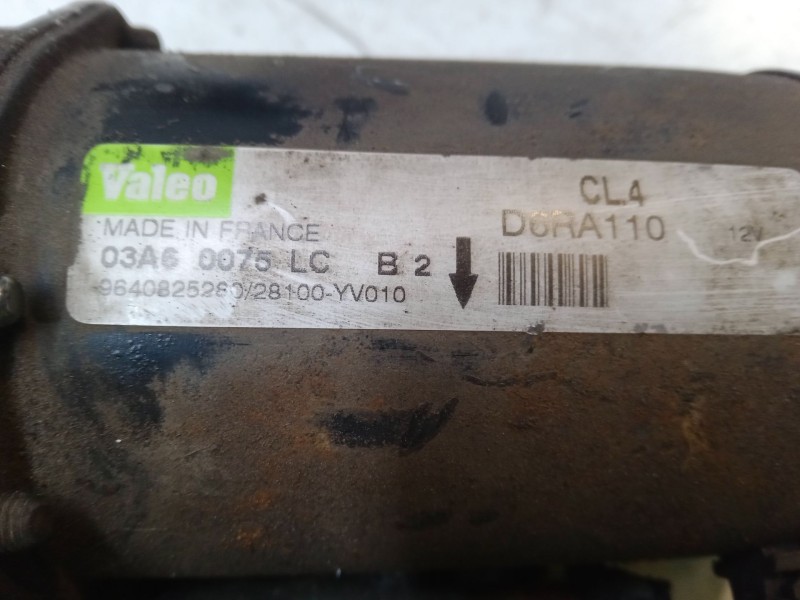 Recambio de motor arranque para citroën c4 i (lc_) 1.6 hdi referencia OEM IAM 9640825280 D6RA110 28100YV010