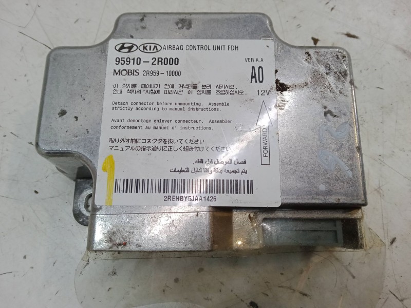 Recambio de centralita airbag para hyundai i30 (fd) 1.6 crdi referencia OEM IAM 959102R000  2R959-10000