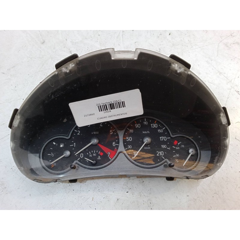 Recambio de cuadro instrumentos para peugeot 206 hatchback (2a/c) 1.4 i referencia OEM IAM 9645847180 JAT1500 5CE 000643003
