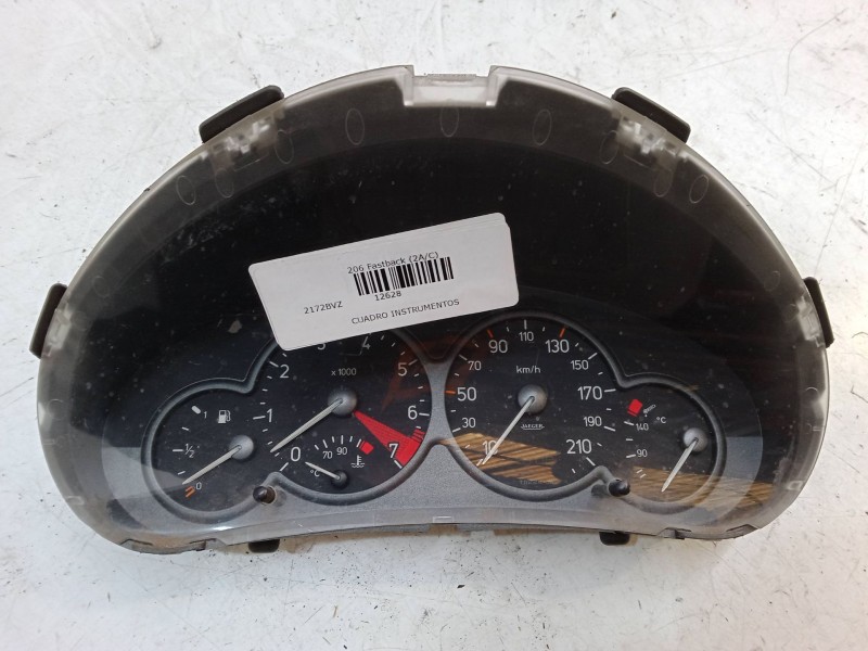 Recambio de cuadro instrumentos para peugeot 206 hatchback (2a/c) 1.4 i referencia OEM IAM 9645847180 JAT1500 5CE 000643003