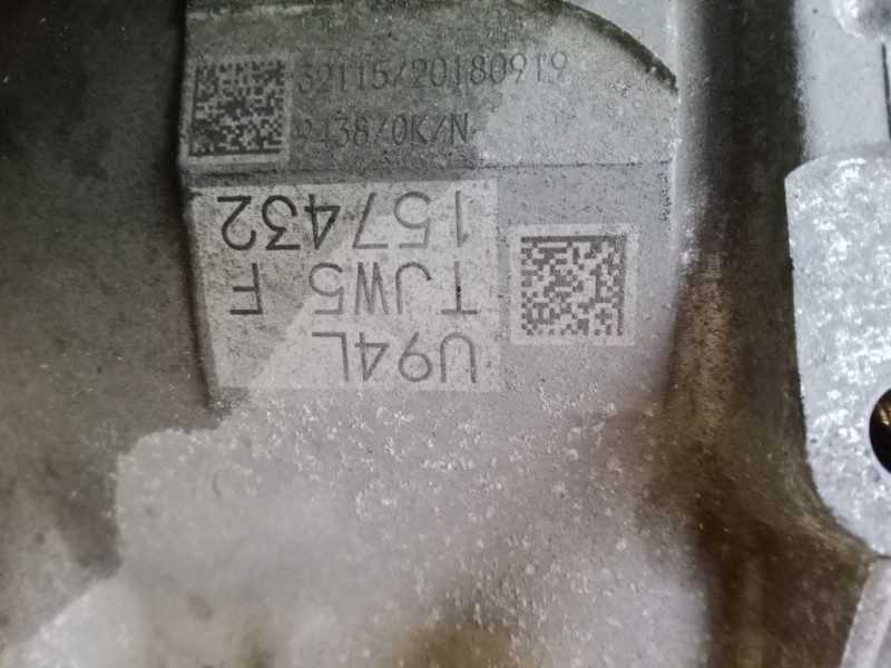 Recambio de caja de cambios manual 5 velocidades para kia stonic (yb) 1.0 t-gdi referencia OEM IAM U94L  TJW5F