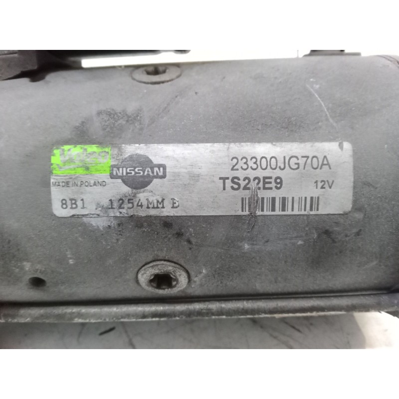 Recambio de motor arranque para nissan qashqai / qashqai +2 i (j10, nj10, jj10e) 2.0 dci referencia OEM IAM 23300JG70A  TS22E9