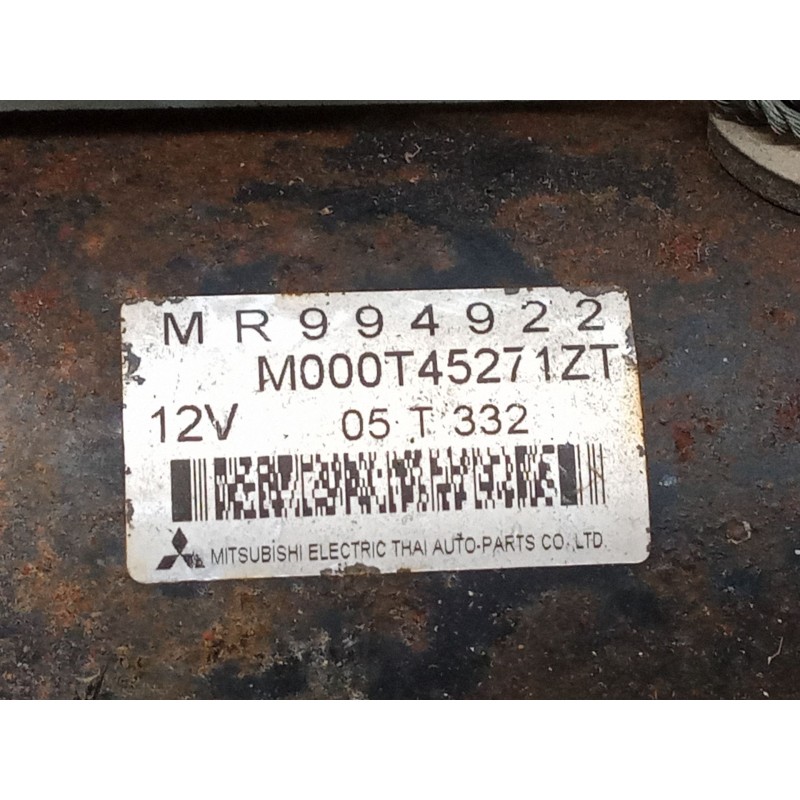 Recambio de motor arranque para smart forfour (454) 1.3 (454.031) referencia OEM IAM MR994922 M000T45271ZT 