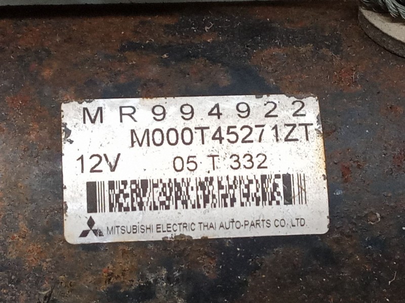 Recambio de motor arranque para smart forfour (454) 1.3 (454.031) referencia OEM IAM MR994922 M000T45271ZT 