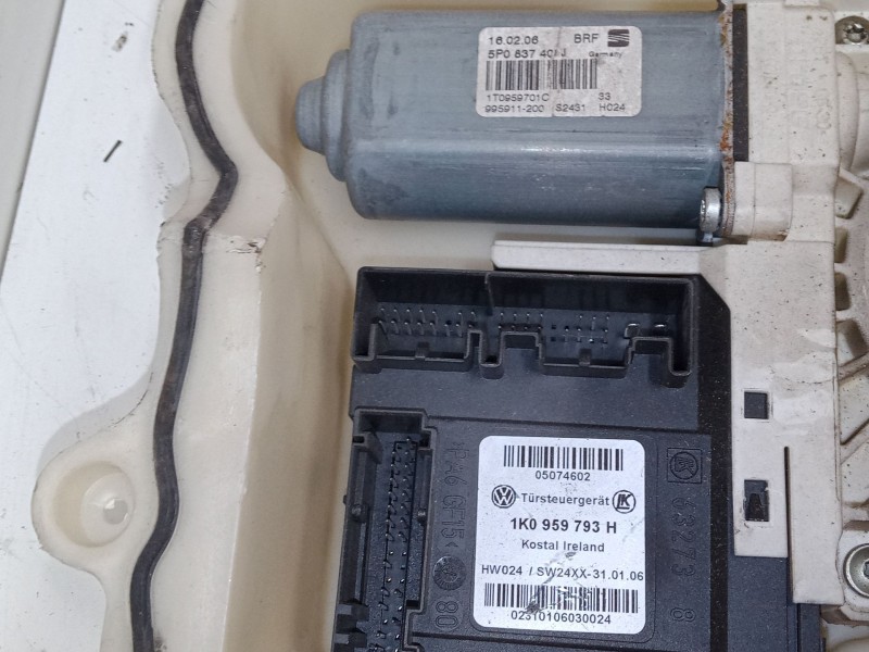 Recambio de elevalunas electrico delantero derecho para seat altea (5p1) 2.0 tdi 16v referencia OEM IAM 1K0959793H  1P0837401j