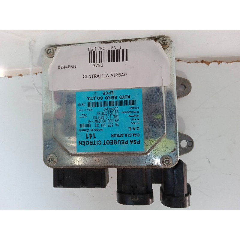 Recambio de centralita airbag para citroën c3 i (fc_, fn_) 1.4 i referencia OEM IAM 9659514180 69 000 00 890--A Q1T22173M1ZE