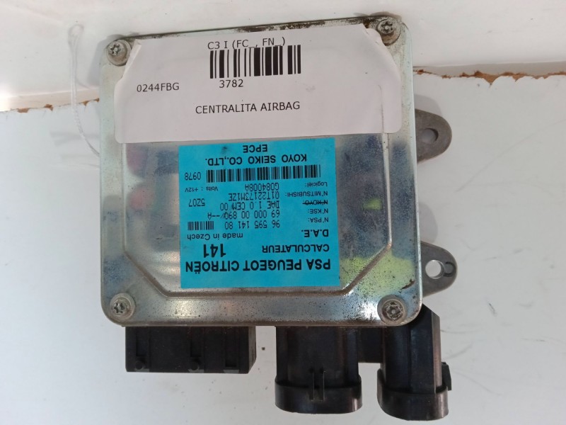 Recambio de centralita airbag para citroën c3 i (fc_, fn_) 1.4 i referencia OEM IAM 9659514180 69 000 00 890--A Q1T22173M1ZE