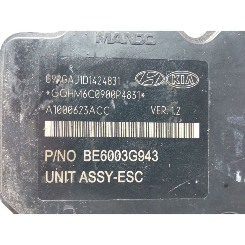 Recambio de abs para kia rio iii (ub) 1.1 crdi referencia OEM IAM 589201W570BE6003G943 A1000623ACC MGH-60BH6013G943  G92GAJ1D142
