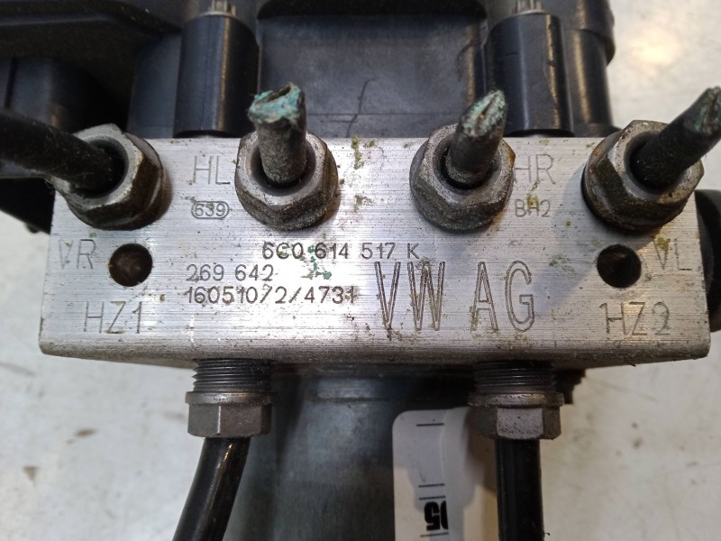 Recambio de abs para volkswagen polo v (6r1, 6c1) 1.0 referencia OEM IAM 6C0614517K 6C0907379K 269642