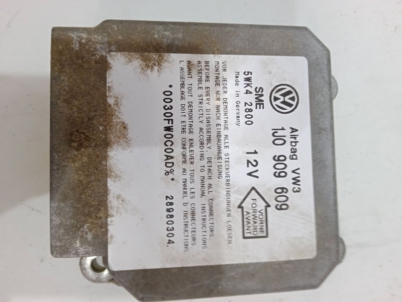 Recambio de centralita airbag para volkswagen golf iv (1j1) 1.9 tdi referencia OEM IAM 1J0909609 5WK4 2800 0030FW0C0AD