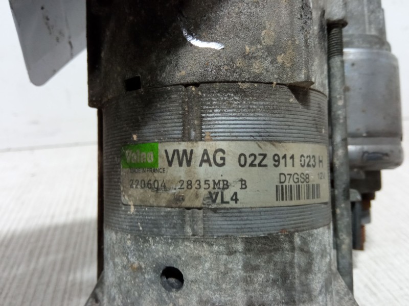 Recambio de motor arranque para audi a3 (8p1) 1.9 tdi referencia OEM IAM 02Z911023H   Recambio de motor arranque para audi a3 (8p1) 1.9 tdi referencia OEM IAM 02Z911023H