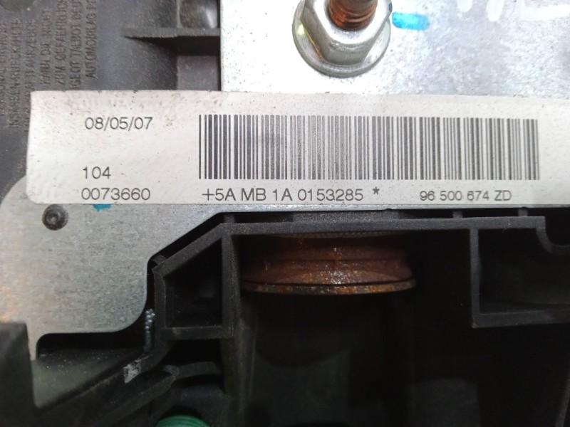 Recambio de airbag volante para peugeot 207 cc (wd_) 1.6 16v referencia OEM IAM 96500674ZD  