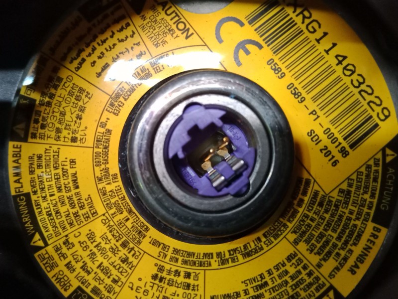 Recambio de airbag volante para skoda rapid (nh3, nk3, nk6) 1.6 tdi referencia OEM IAM   