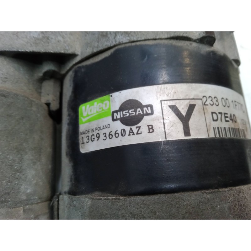 Recambio de motor arranque para nissan micra iii (k12) 1.2 16v referencia OEM IAM 233001F77C  D7E40