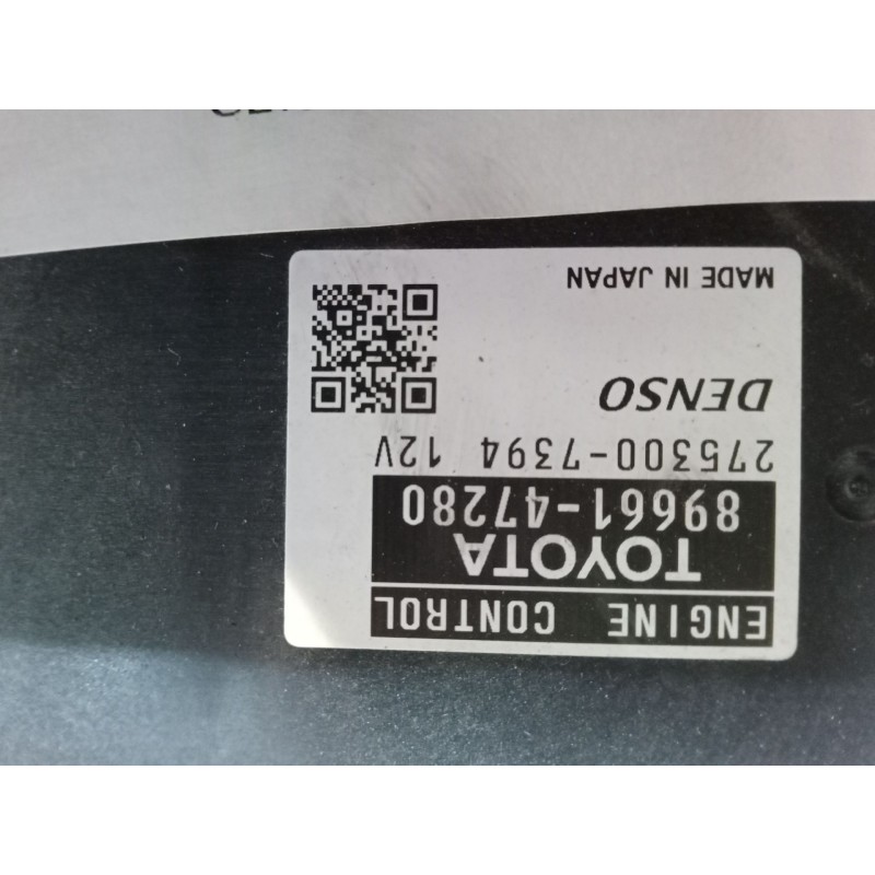 Recambio de centralita motor uce para toyota prius (_w3_) 1.8 hybrid (zvw3_) referencia OEM IAM 8966147280  2753007394