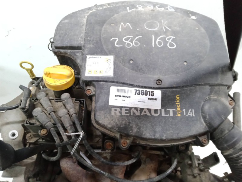 Recambio de motor completo para dacia logan (ls_) 1.4 (lsoa, lsoc, lsoe, lsog) referencia OEM IAM 286.168KM  