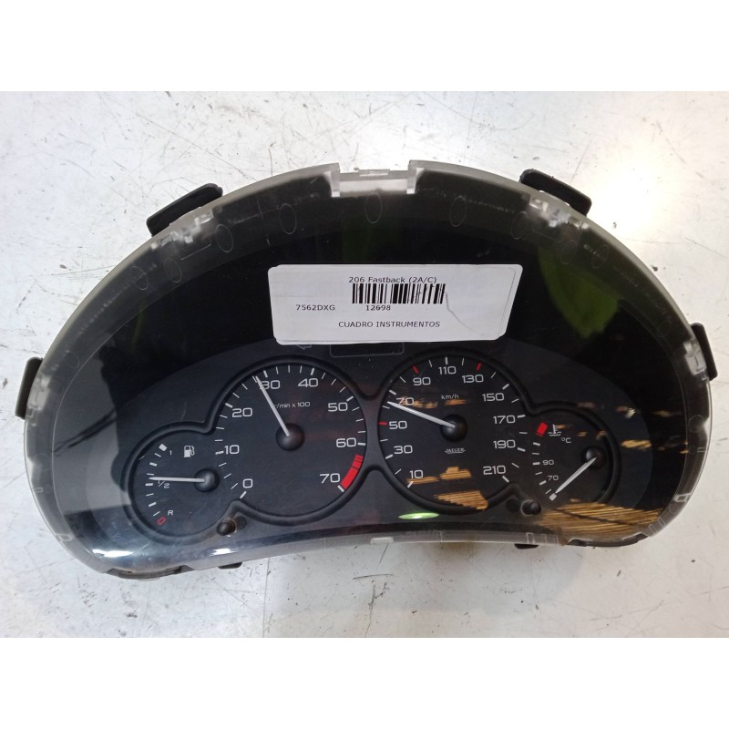 Recambio de cuadro instrumentos para peugeot 206 hatchback (2a/c) 1.4 i referencia OEM IAM 9656696180 JA T1-4-00 000500010