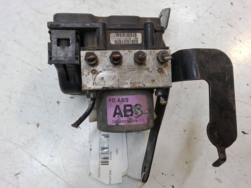 Recambio de abs para ford fiesta furgoneta/hatchback (fvd) 1.4 referencia OEM IAM 589202L300  0265231956