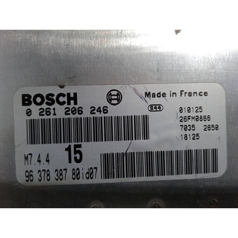 Recambio de modulo encendido para renault scénic ii (jm0/1_) 1.5 dci (jm1f) referencia OEM IAM 0261206246.9637880id07  