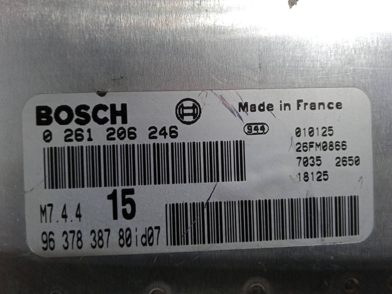 Recambio de modulo encendido para renault scénic ii (jm0/1_) 1.5 dci (jm1f) referencia OEM IAM 0261206246.9637880id07  