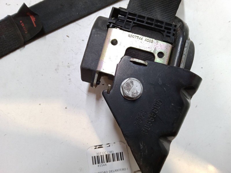 Recambio de cinturon seguridad delantero derecho para peugeot 307 cc (3b) 1.6 16v referencia OEM IAM   