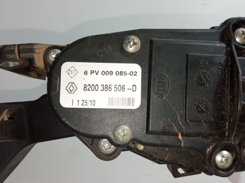 Recambio de pedal acelerador para dacia sandero 1.2 16v referencia OEM IAM 8200386506--D  