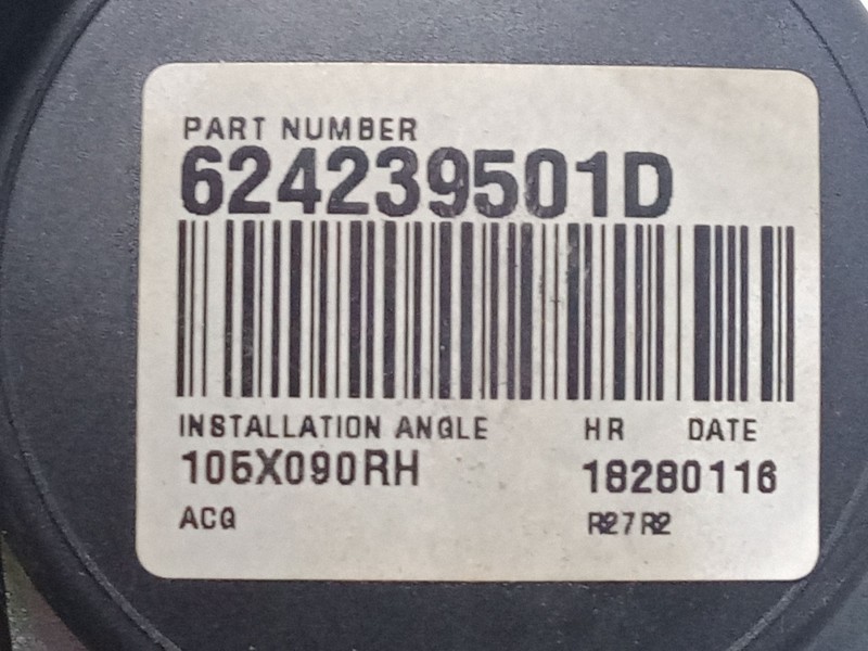 Recambio de cinturon seguridad trasero derecho para nissan leaf (ze0) electric referencia OEM IAM 624239501D  