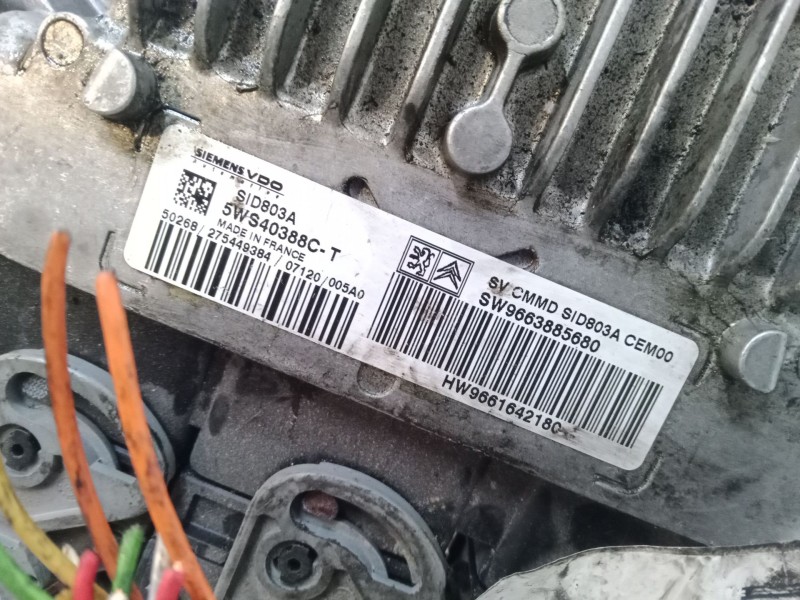 Recambio de centralita motor uce para citroën c5 ii break (re_) 2.0 hdi (rerhrh) referencia OEM IAM   