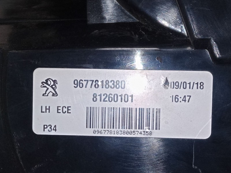 Recambio de piloto trasero porton izquierdo para peugeot 308 ii (lb_, lp_, lw_, lh_, l3_) 1.2 thp 110 referencia OEM IAM 9677818