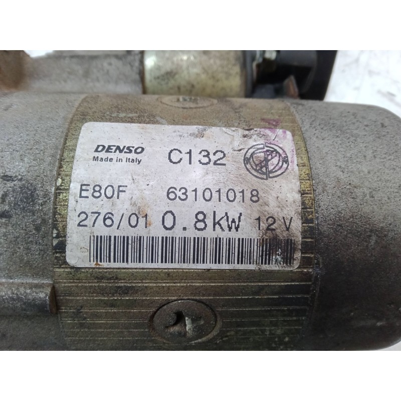 Recambio de motor arranque para fiat punto (188_) 1.2 60 (188.030, .050, .130, .150, .230, .250) referencia OEM IAM 63101018  C1