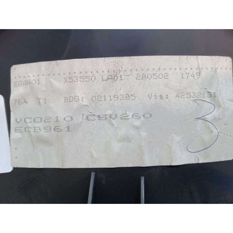 Recambio de cuadro instrumentos para peugeot 206 hatchback (2a/c) 1.6 16v referencia OEM IAM 9645096180 6104HV / JAT14004CE 0006