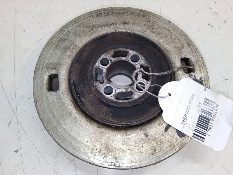 Recambio de polea cigueñal para fiat multipla (186_) 1.6 100 16v (186axa1a) referencia OEM IAM 55196301  