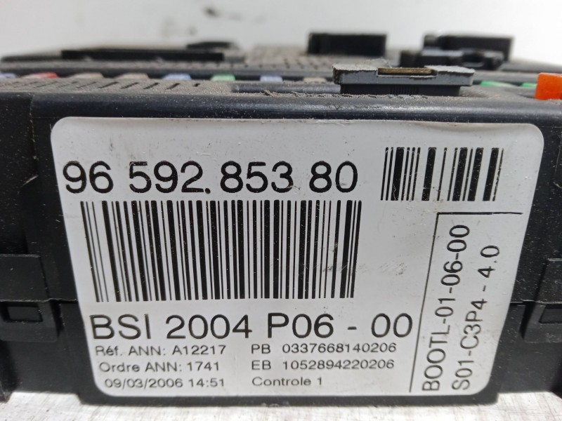 Recambio de bsi para citroën c3 i (fc_, fn_) 1.4 i referencia OEM IAM 96592.85380.  