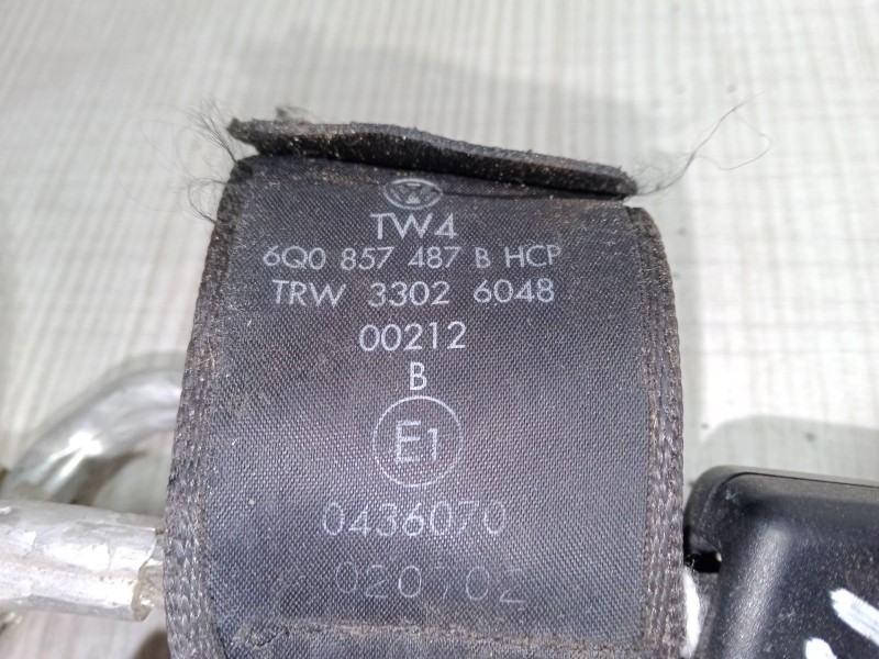 Recambio de anclaje cinturon trasero derecho para seat ibiza iii (6l1) 2.0 referencia OEM IAM   