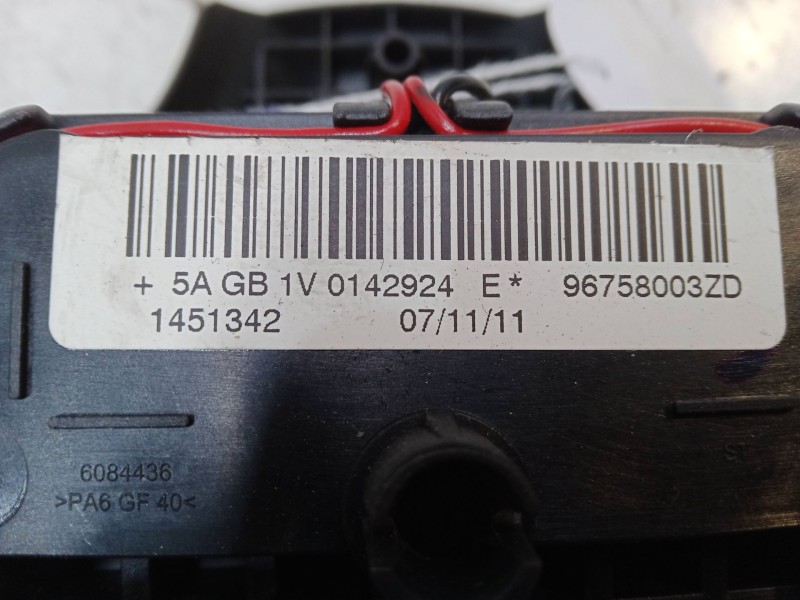 Recambio de airbag volante para peugeot 308 i (4a_, 4c_) 1.6 hdi referencia OEM IAM 96758003ZD  