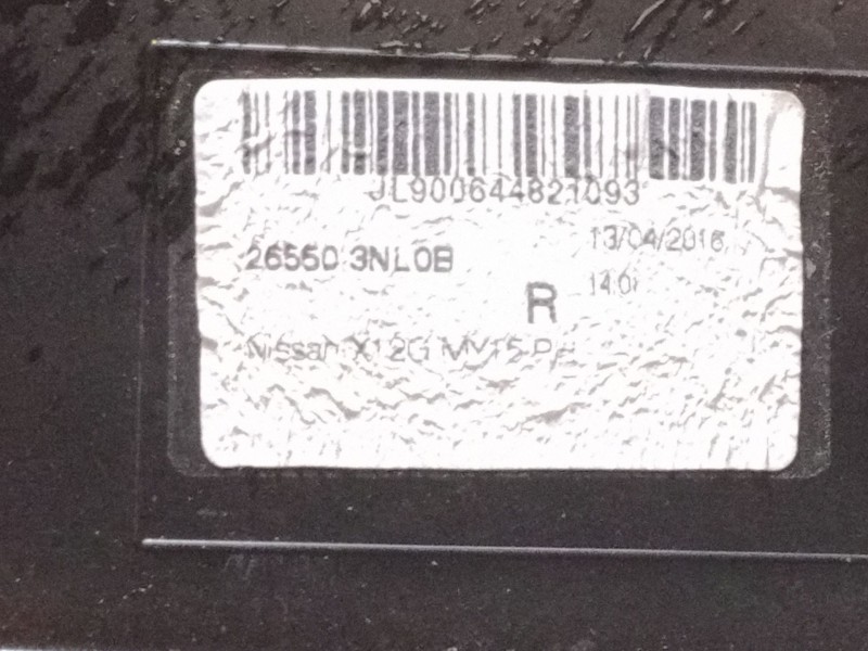 Recambio de piloto trasero derecho para nissan leaf (ze0) electric referencia OEM IAM 265503NL0B  